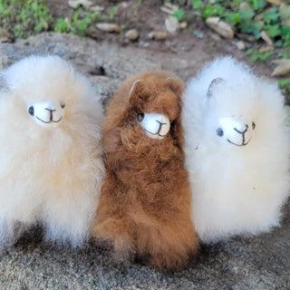 4inch-fur-toy-varies-4" Small Alpaca Figure