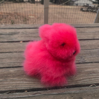 6" Fur Alpaca Bunnies - Choice Alpaca Products-6inch_alpaca_bunny-purple