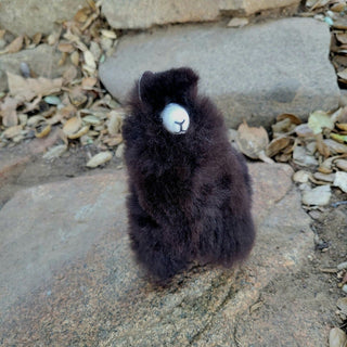 6" Standing Alpaca Fur Toy - Choice Alpaca Products-INCT-6inch-white