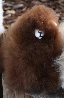 6" Standing Alpaca Fur Toy - Choice Alpaca Products-INCT-6inch-white