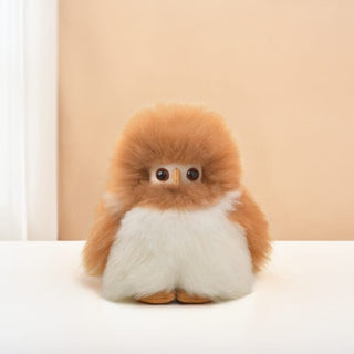 WP-069-buho-9" Owl - Premium Alpaca Fur Toy