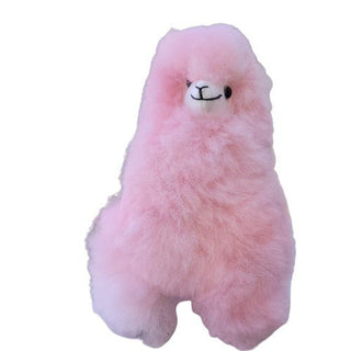 9" Standing Fur Alpaca Toy - Choice Alpaca Products-9inchStndFurToy_purple