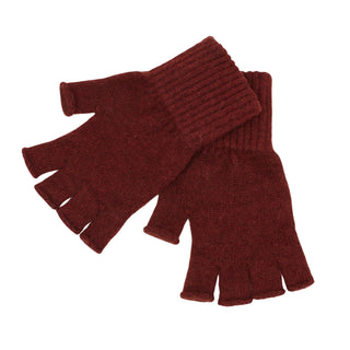 Alpaca Work/Play Fingerless Alpaca Gloves Gloves Small Brick Road Red 