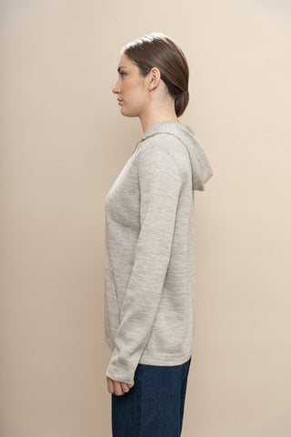 Baby Alpaca/Cotton Hoodie Shirts & Tops 