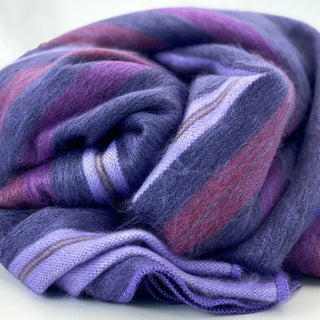 Alpaca Bed Blanket - Striped Blankets 