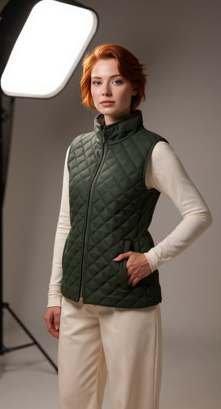 Luxury Quilted Alpaca Vest