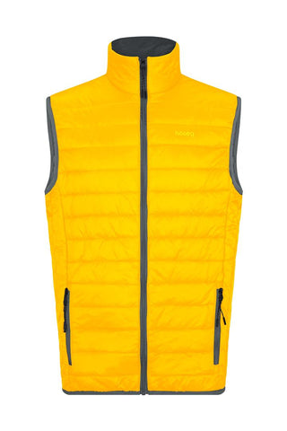 Men's Alpafill Puffer Alpaca Vest Jacket XS Amancae (Daffodil) 