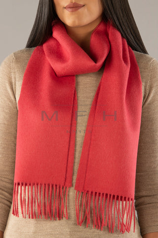 Solid Weave Brushed Scarf Scarves 