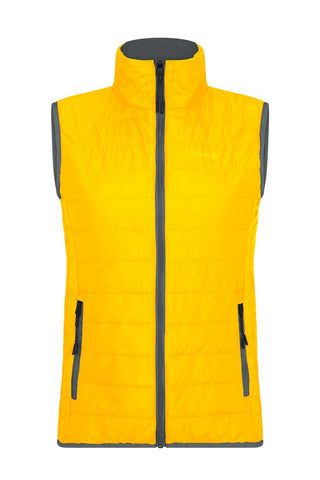 Women's Alpafill Puffer Alpaca Vest Jacket XS Amancae (Daffodil) 