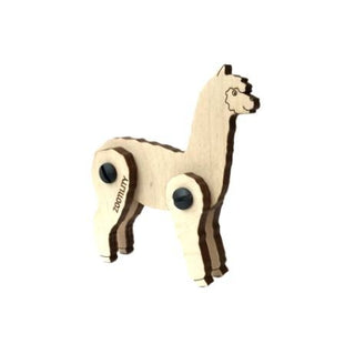 ztl-wooden-puzzle-toy-Alpaca 3D Puzzle Toy