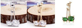 PacaNCriaPin-Silver 1-Alpaca and Cria Jewelry Pin - Alpaca Brooch