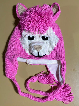 Alpaca Animal Hat - Choice Alpaca Products-AnimalAlpacaHat-pink