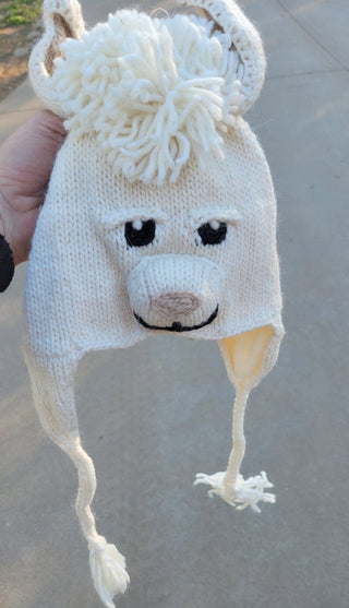 Alpaca Animal Hat - Choice Alpaca Products-AnimalAlpacaHat-white