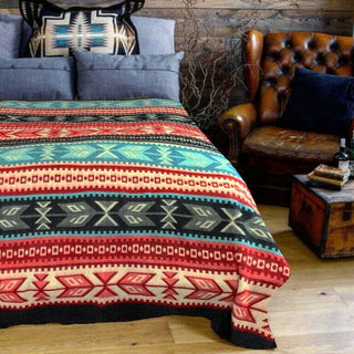 DN_mashpi_174227623506-Alpaca Bed Blanket - Southwest Patterned