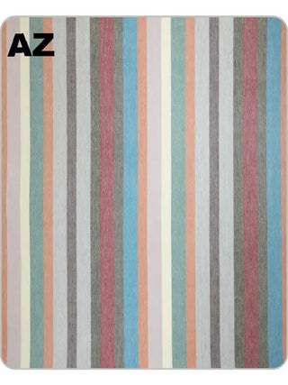 Alpaca Bed Blanket - Striped - Choice Alpaca Products-DN_az