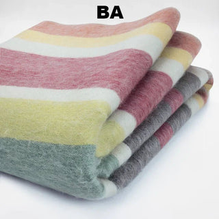 Alpaca Bed Blanket - Striped - Choice Alpaca Products-DN_ba_175625248434
