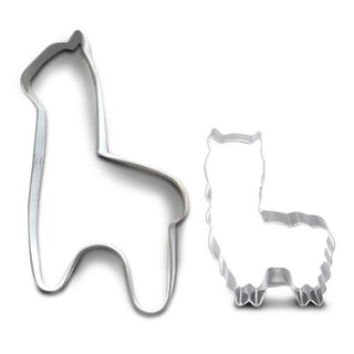 cookiecutter-crimped-Alpaca Cookie Cutter