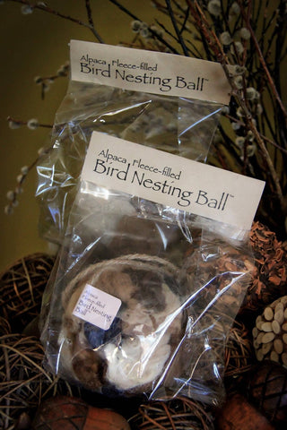 nestball-Alpaca Fleece-filled Bird Nesting Ball®