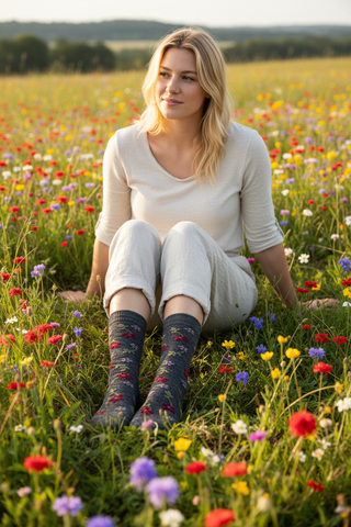 RK542-sm-Alpaca Flower Socks