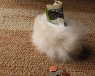 furcoin-brown-Alpaca Fur Coin Purse