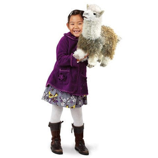 2953puppet-Alpaca Hand Puppet