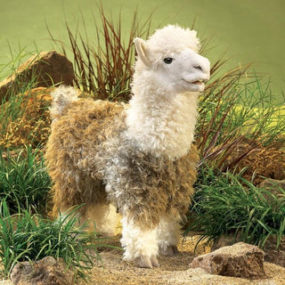2953puppet-Alpaca Hand Puppet