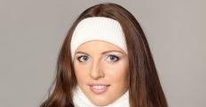 Alpaca Headband Hat One Size Off White 