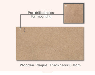 Alpaca Home Decor Wooden Plaque - Choice Alpaca Products-PDspoiledalpacaslivehere-brown