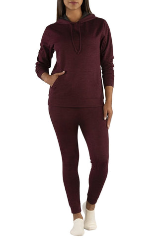 Lux Alpaca Hoodies and Joggers - Choice Alpaca Products-A21470-hoodie-burgundy-xs