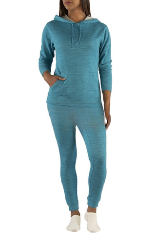 Lux Alpaca Hoodies and Joggers - Choice Alpaca Products-A21474-hoodie-teal-xs