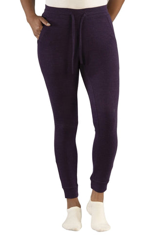Lux Alpaca Hoodies and Joggers - Choice Alpaca Products-L21478-joggers-plum-xs