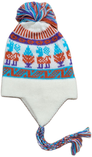Alpaca Infant Toddler Chullo Hat - Choice Alpaca Products-Chullo_Infant_4T-cream