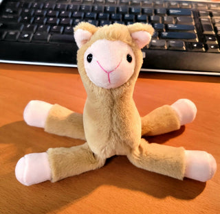 Alpaca Keychain Plush - Choice Alpaca Products-AlpacaKeychainPlush-fawn