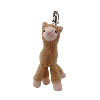 Alpaca Keychain Plush - Choice Alpaca Products-AlpacaKeychainPlush-fawn