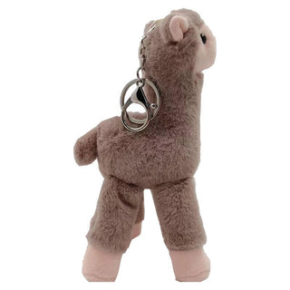 Alpaca Keychain Plush - Choice Alpaca Products-AlpacaKeychainPlush-grey