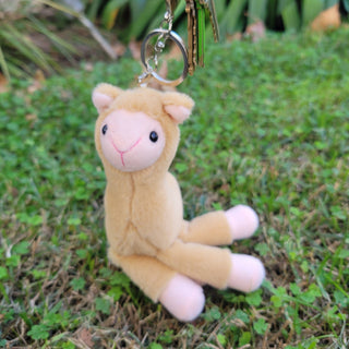 Alpaca Keychain Plush - Choice Alpaca Products-AlpacaKeychainPlush-white