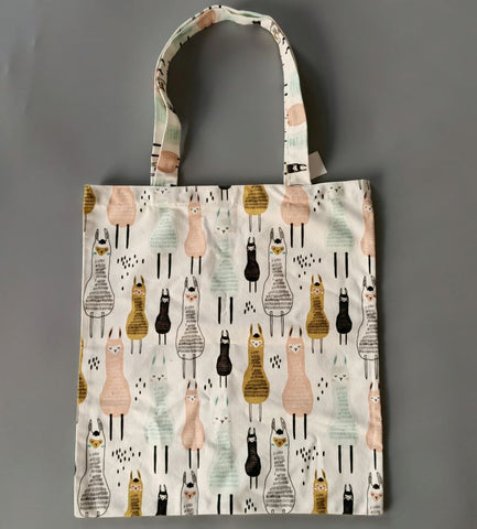 Alpaca Kitchen Tea Towel, Oven Mitt + Pot Holder, Grocery Tote Bag Home Decor Grocery Tote Bag 