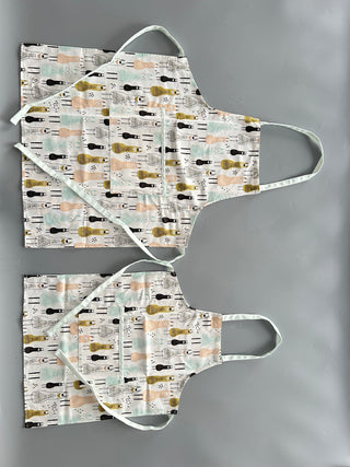 Alpaca Kitchen Apron, Tea Towel, Oven Mitt + Pot Holder, Grocery Tote Bag - Choice Alpaca Products-Kitchen-apron