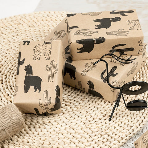 Alpaca Kraft Wrapping Paper