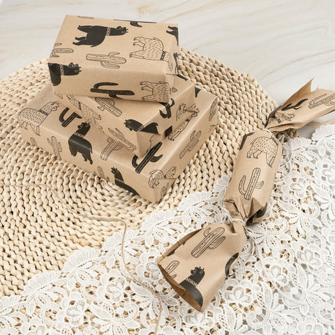 Alpaca Kraft Wrapping Paper
