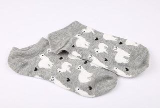 Alpaca Love No-Show Cotton Socks - Choice Alpaca Products-TuTu-no-show-Black