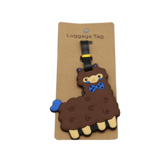 Alpaca My Bags Luggage Suitcase Tags - Choice Alpaca Products-alpacamybags-chocolate