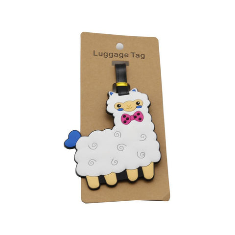 Alpaca My Bags Luggage Suitcase Tags Fun White-Pink 