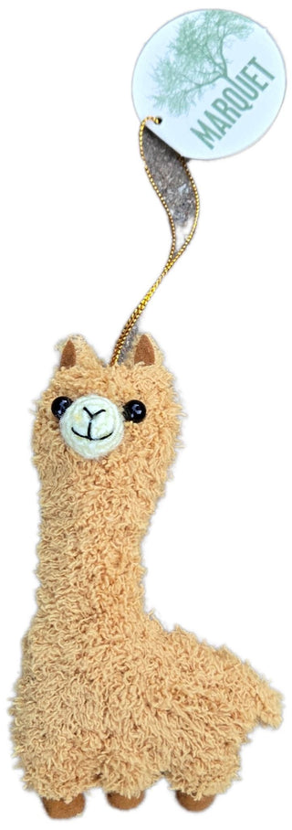 Alpaca Puff Plush Ornaments - Choice Alpaca Products-Mrq-plush-ornament-gold-1