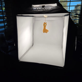 Alpaca Puff Plush Ornaments - Choice Alpaca Products-Mrq-plush-ornament-gold-1