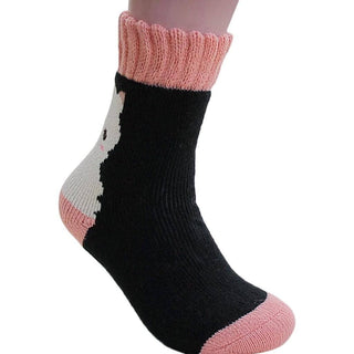 Alpaca Slumber Socks - Choice Alpaca Products-HLT-Slumber-1-Pink-Crew