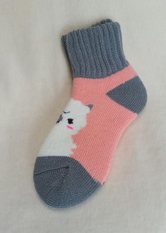 Alpaca Slumber Socks Socks 1 Pink Ankle