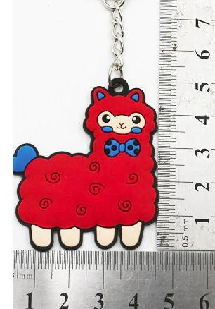 Alpaca Tag Keychain - Choice Alpaca Products-alpacamykeys-fuchia