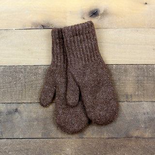 Alpaca Work/Play Alpaca Lined Mittens - Choice Alpaca Products-linedmittens-sm-brown