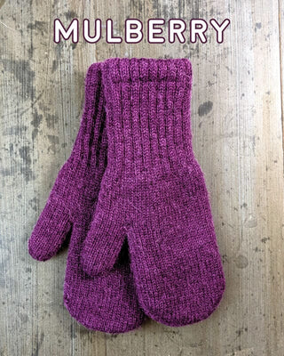Alpaca Work/Play Alpaca Lined Mittens - Choice Alpaca Products-linedmittens-sm-mulberry
